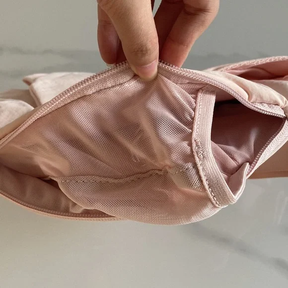 Lululemon Light Pink Curved Crossbody Bag